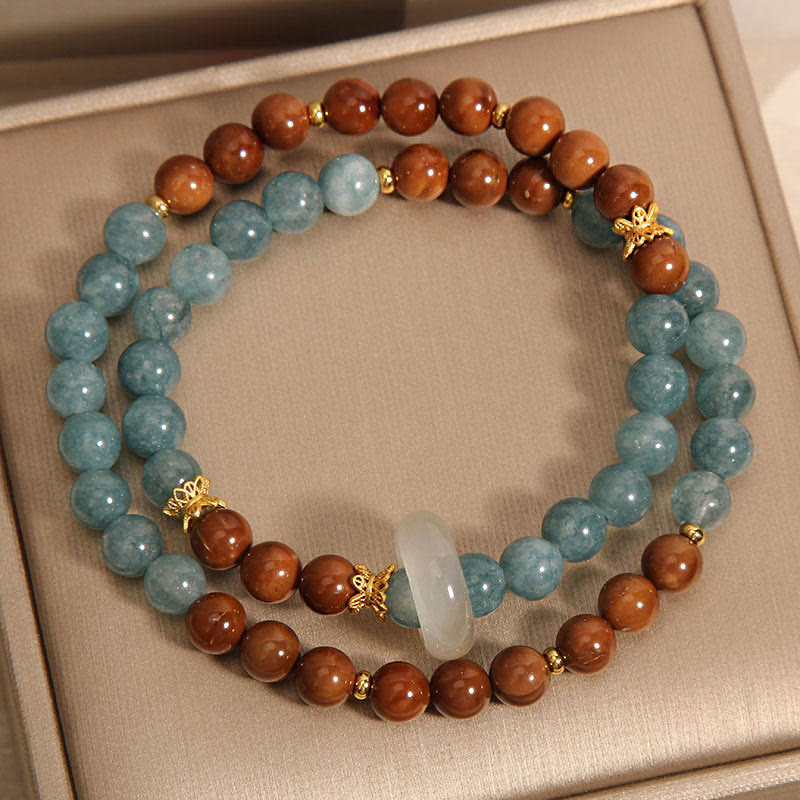 Mythstone Kuka Seed Jade Wealth Luck Bracelet