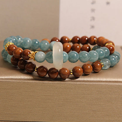 Mythstone Kuka Seed Jade Wealth Luck Bracelet