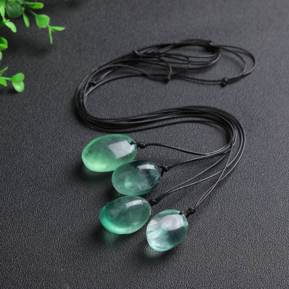 Mythstone Green Fluorite Power Necklace Pendant