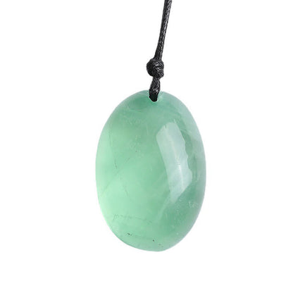 Mythstone Green Fluorite Power Necklace Pendant