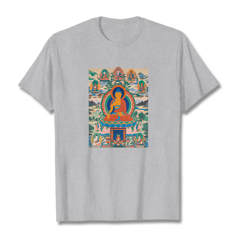 Camiseta Mythstone El Sutra del Buda de la Medicina transformado en arte 