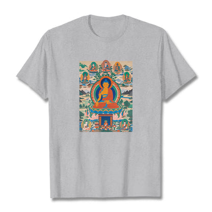 Camiseta Mythstone El Sutra del Buda de la Medicina transformado en arte 