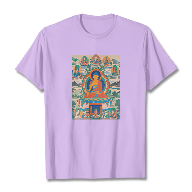 Camiseta Mythstone El Sutra del Buda de la Medicina transformado en arte 