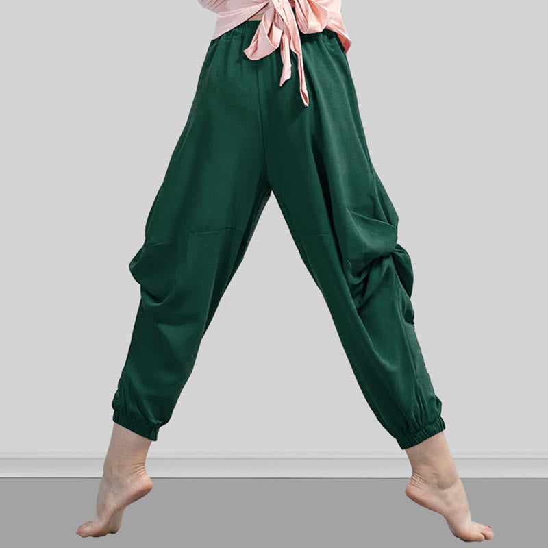 Mythstone Plain Color Modal Dance Yoga Breathable Pants