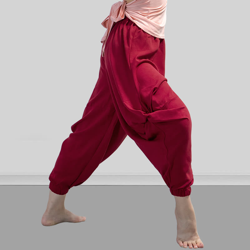 Mythstone Plain Color Modal Dance Yoga Breathable Pants