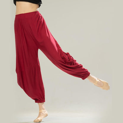 Mythstone Plain Color Modal Dance Yoga Breathable Pants