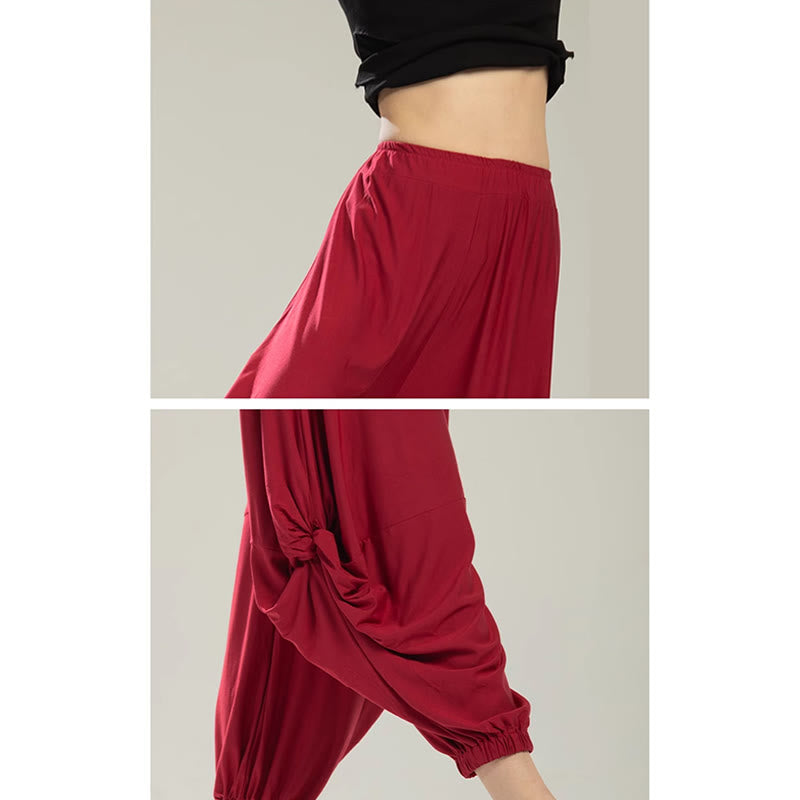 Mythstone Plain Color Modal Dance Yoga Breathable Pants