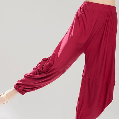 Mythstone Plain Color Modal Dance Yoga Breathable Pants