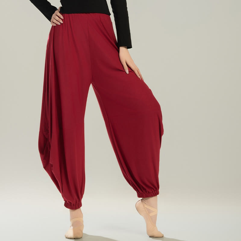 Mythstone Plain Color Modal Dance Yoga Breathable Pants