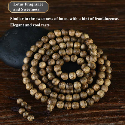 MythStone 108 Mala Beads Hoi An Agarwood Ward Off Evil Spirits Bracelet