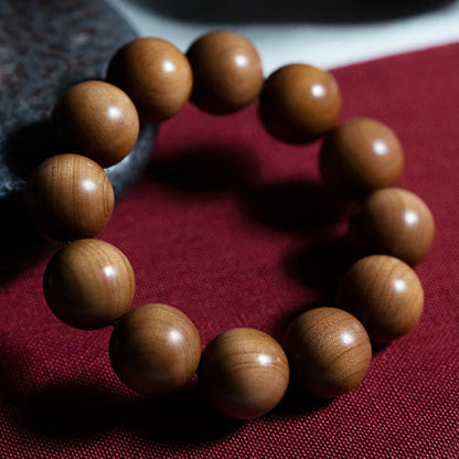 Mythstone Mysore Sandalwood Wood Bead Healing Mala Bracelet