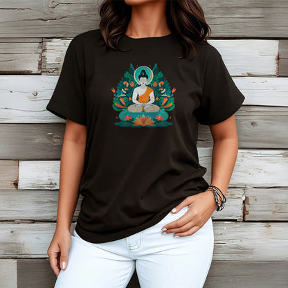 Mythstone Flower Grass Lotus Bodhisattva Tee T-shirt