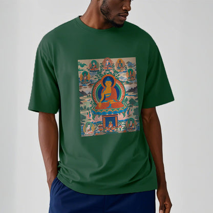 Camiseta Mythstone El Sutra del Buda de la Medicina transformado en arte 