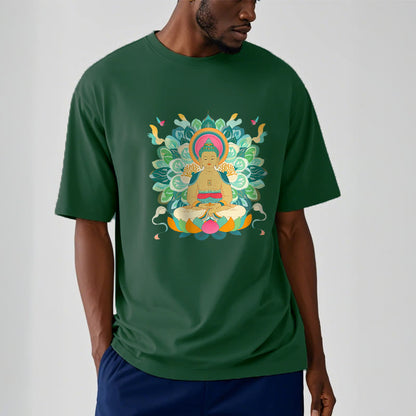 Mythstone Butterfly Lotus Buddha-Inspired Tee T-shirt