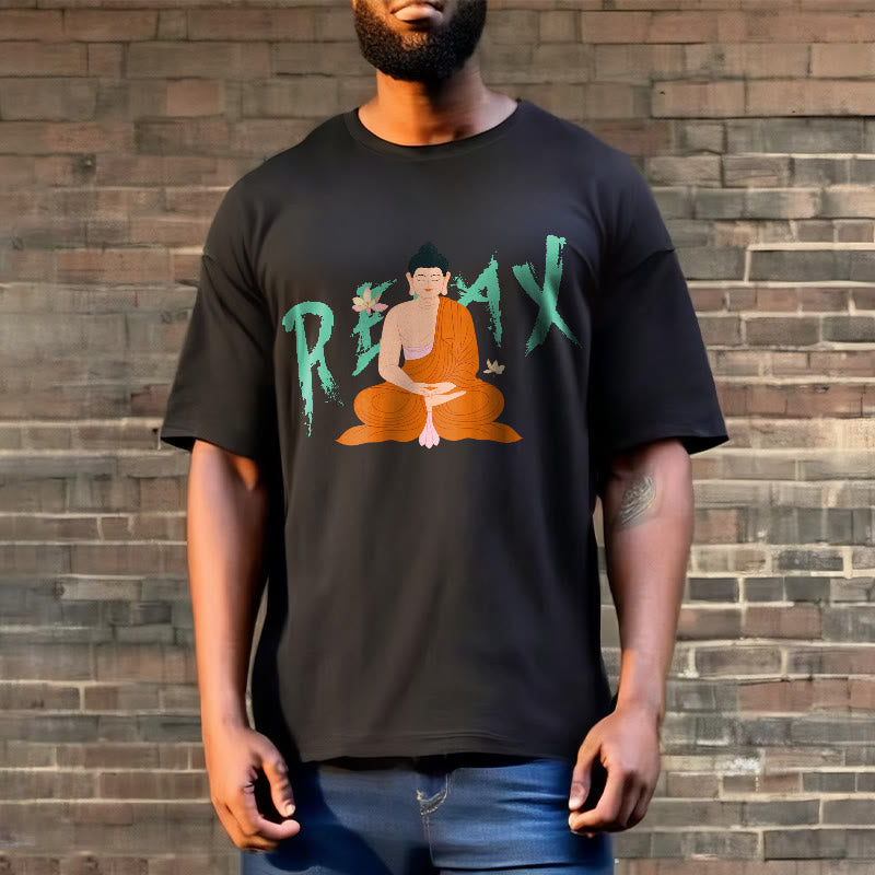 Camiseta con diseño de Buda de loto RELAX de Mythstone 