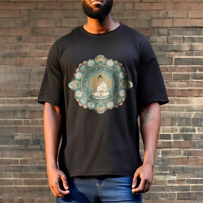 Mythstone Mandala Flower Buddha Tee T-shirt