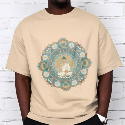 Mythstone Mandala Flower Buddha Tee T-shirt