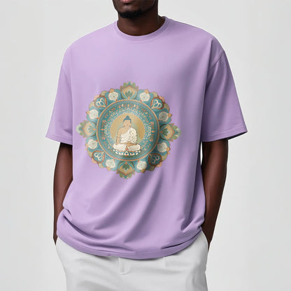 Mythstone Mandala Flower Buddha Tee T-shirt