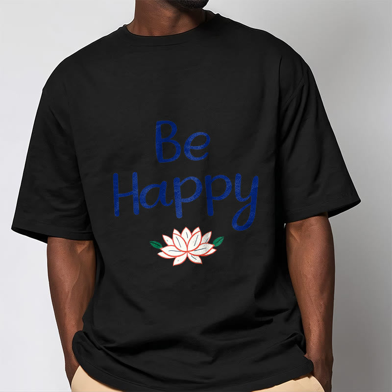 Mythstone Be Happy Lotus Tee T-shirt