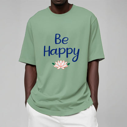 Mythstone Be Happy Lotus Tee T-shirt