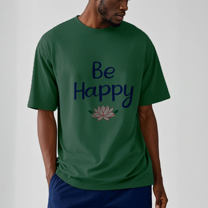 Mythstone Be Happy Lotus Tee T-shirt