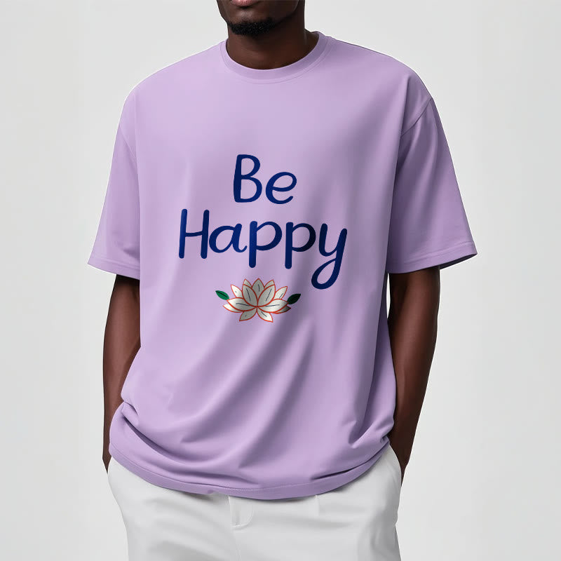 Mythstone Be Happy Lotus Tee T-shirt