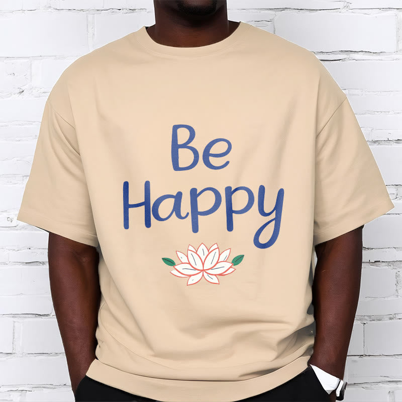 Mythstone Be Happy Lotus Tee T-shirt