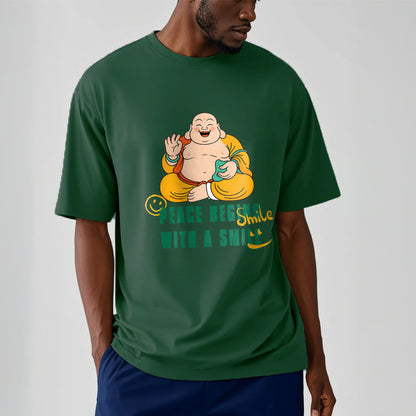 Camiseta Mythstone La paz comienza con una sonrisa 