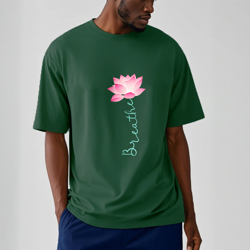 Mythstone BREATHE Lotus Tee T-shirt