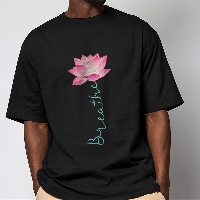 Mythstone BREATHE Lotus Tee T-shirt