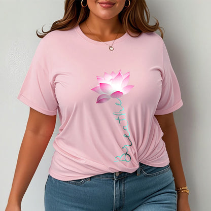 Mythstone BREATHE Lotus Tee T-shirt