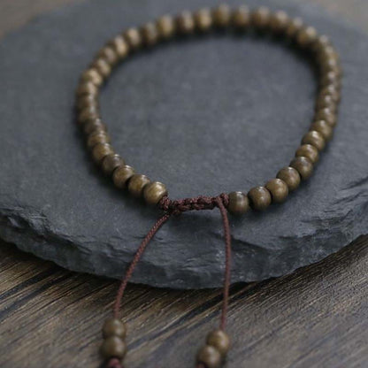 Mythstone Copper Brass Beads Balance Wealth Simple Bracelet