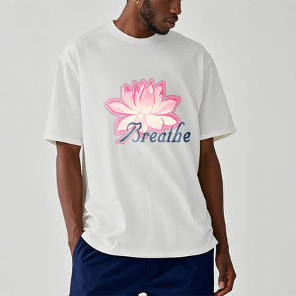 Mythstone BREATHE Lotus Flower Tee T-shirt