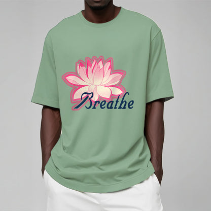 Mythstone BREATHE Lotus Flower Tee T-shirt