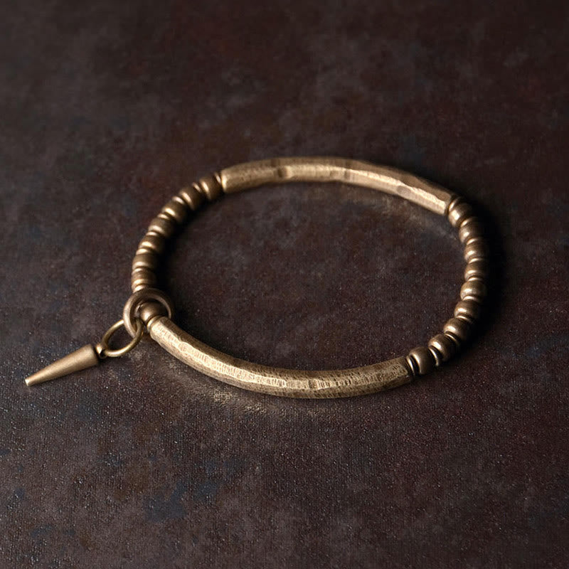 Mythstone Copper Brass Balance Wealth Simple Bracelet