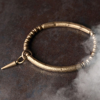 Mythstone Copper Brass Balance Wealth Simple Bracelet