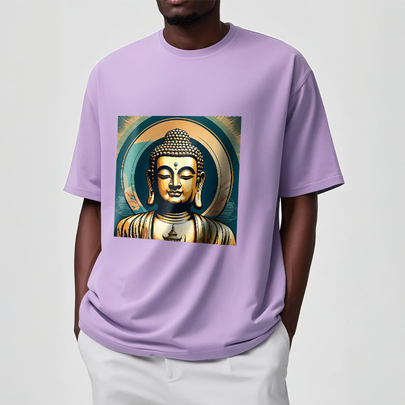 Mythstone Aura Golden Buddha Tee T-shirt