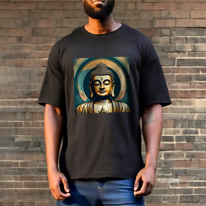 Mythstone Aura Golden Buddha Tee T-shirt