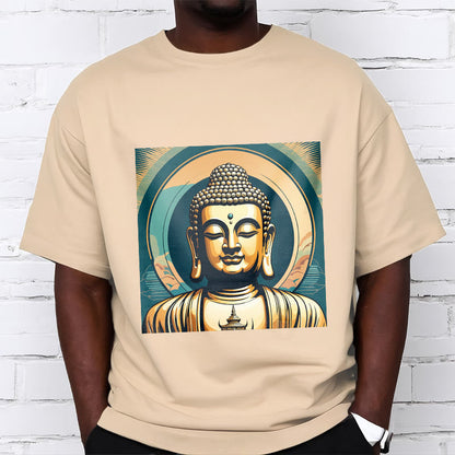 Mythstone Aura Golden Buddha Tee T-shirt