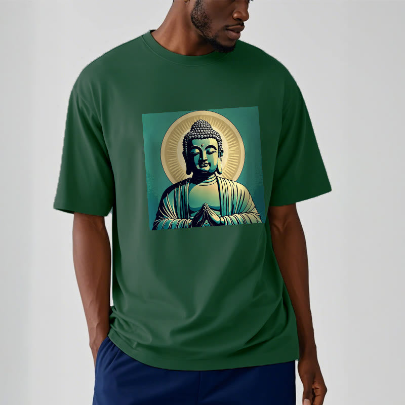 Mythstone Aura Green Buddha Tee T-shirt