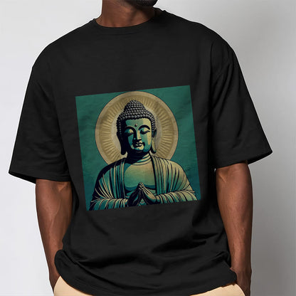 Mythstone Aura Green Buddha Tee T-shirt