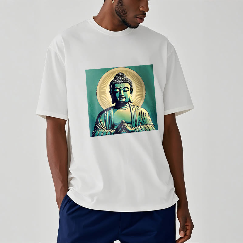 Mythstone Aura Green Buddha Tee T-shirt