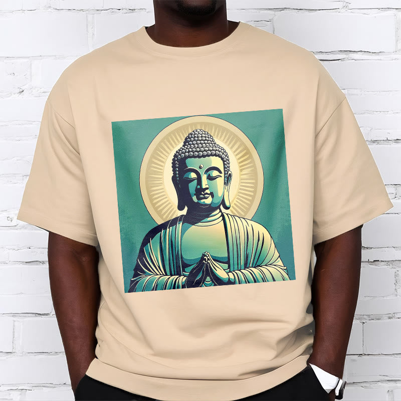 Mythstone Aura Green Buddha Tee T-shirt