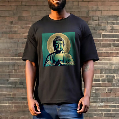 Mythstone Aura Green Buddha Tee T-shirt