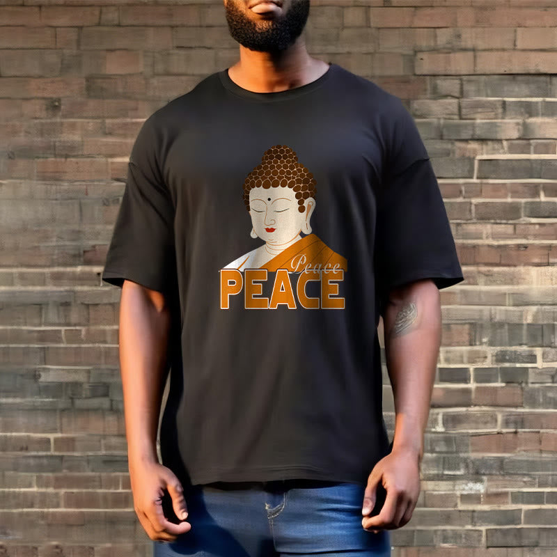 Mythstone Close Eyes Peace Buddha Tee T-shirt