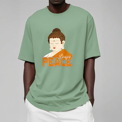 Mythstone Close Eyes Peace Buddha Tee T-shirt