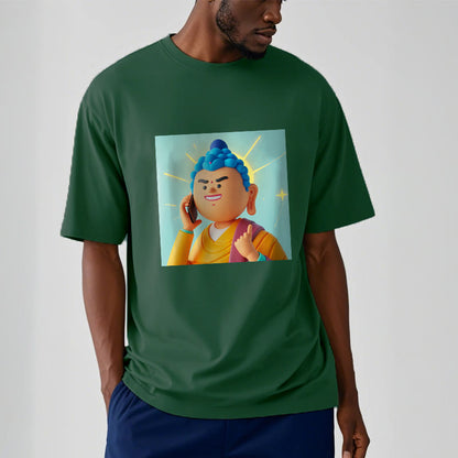 Mythstone Funny Cartoon Buddha Tee T-shirt