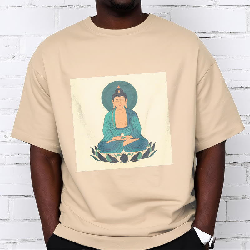 Mythstone Lotus Meditation Buddha Tee T-shirt