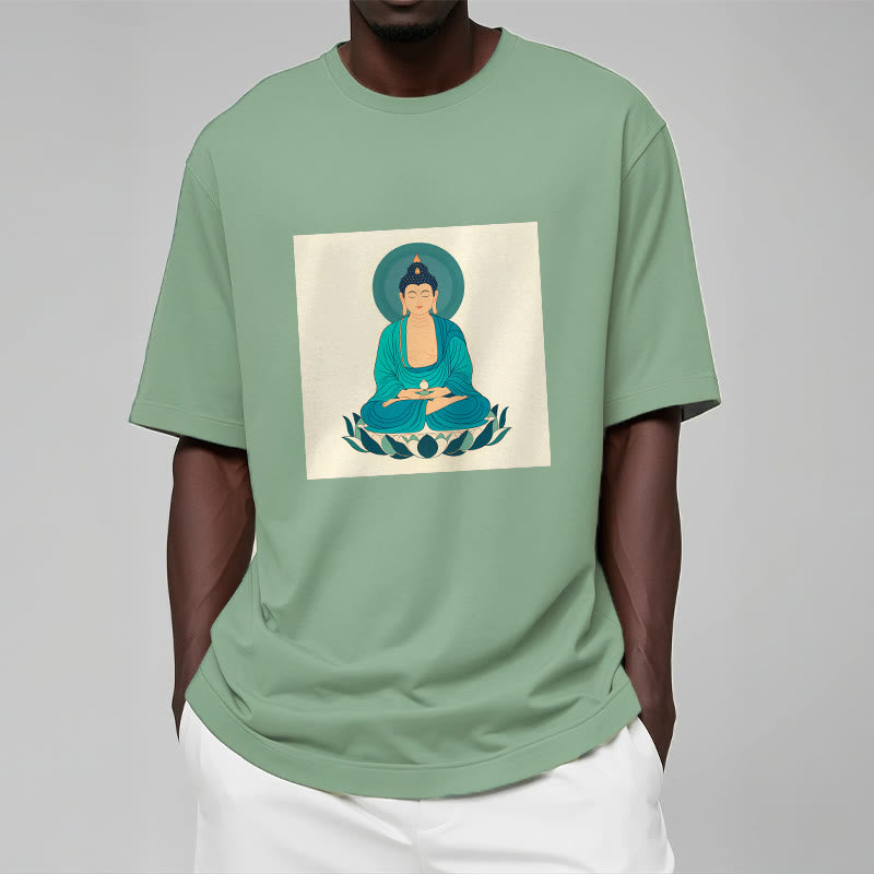 Mythstone Lotus Meditation Buddha Tee T-shirt