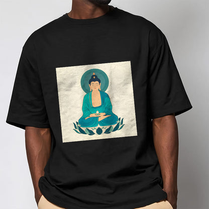 Mythstone Lotus Meditation Buddha Tee T-shirt